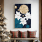 Pale Winter Evergreen at Midnight - Canvas Art Print