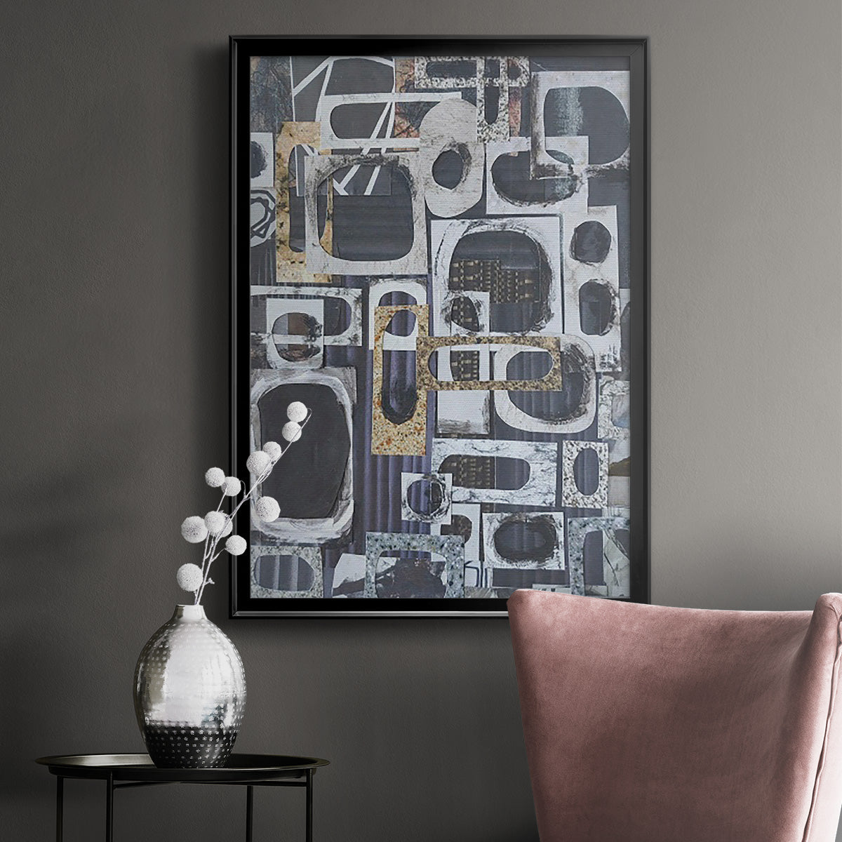 Tunnels of Switzerland - Modern Framed Canvas Print