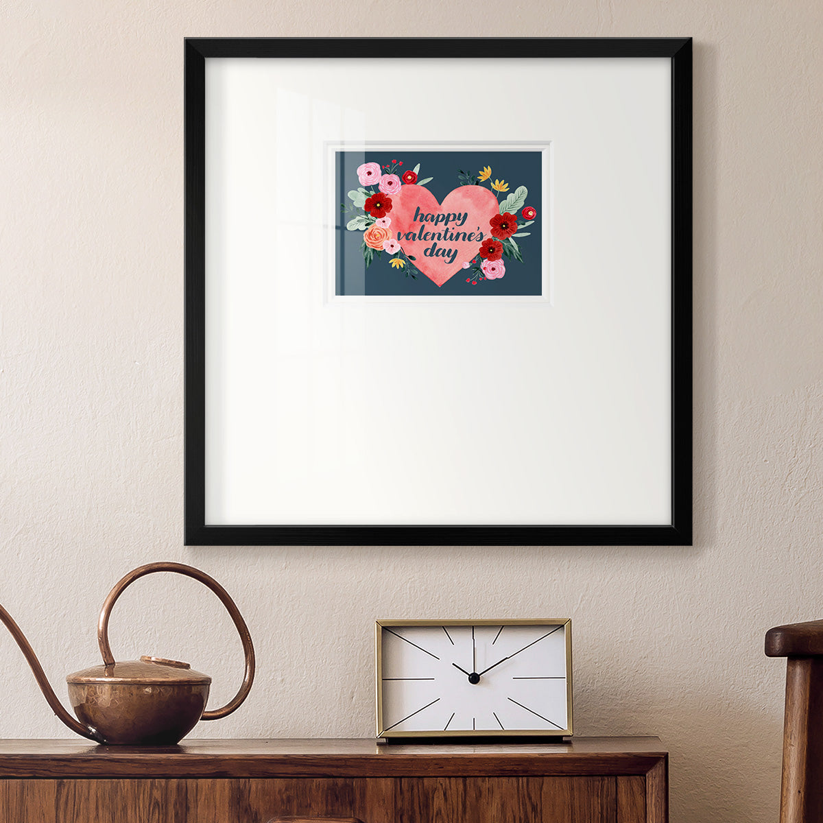 Sweet Hearts Collection A Premium Framed Print Double Matboard