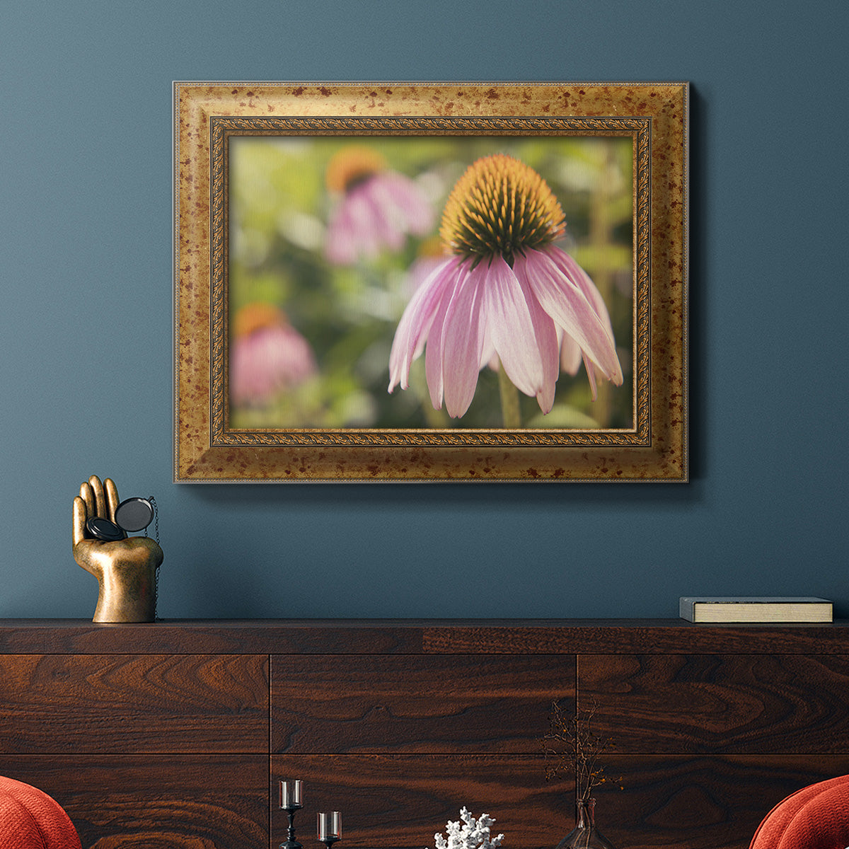 Echinacea Study I Premium Framed Canvas- Ready to Hang