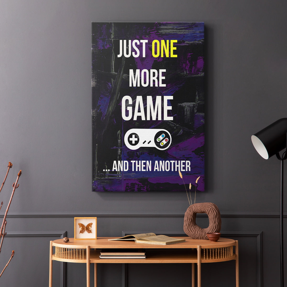 Gamer at Play II - Canvas Art Print