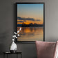 Molten Gold - Modern Framed Canvas Print