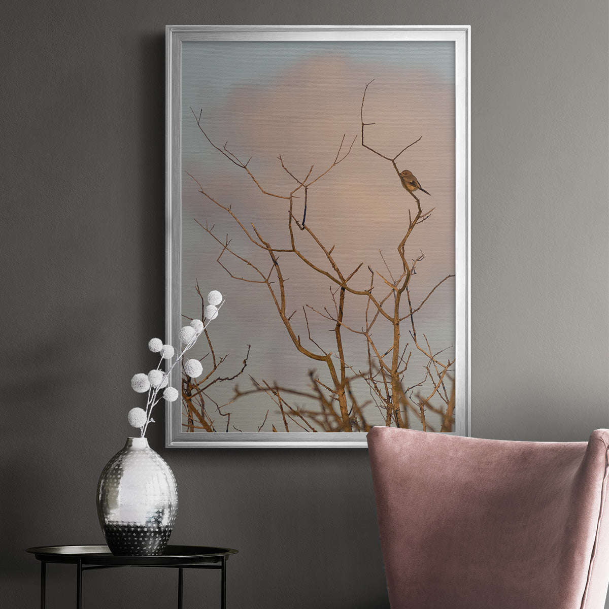 At Dawn - Modern Framed Canvas Print