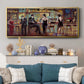 Happy Hour - Floater Framed Canvas Print