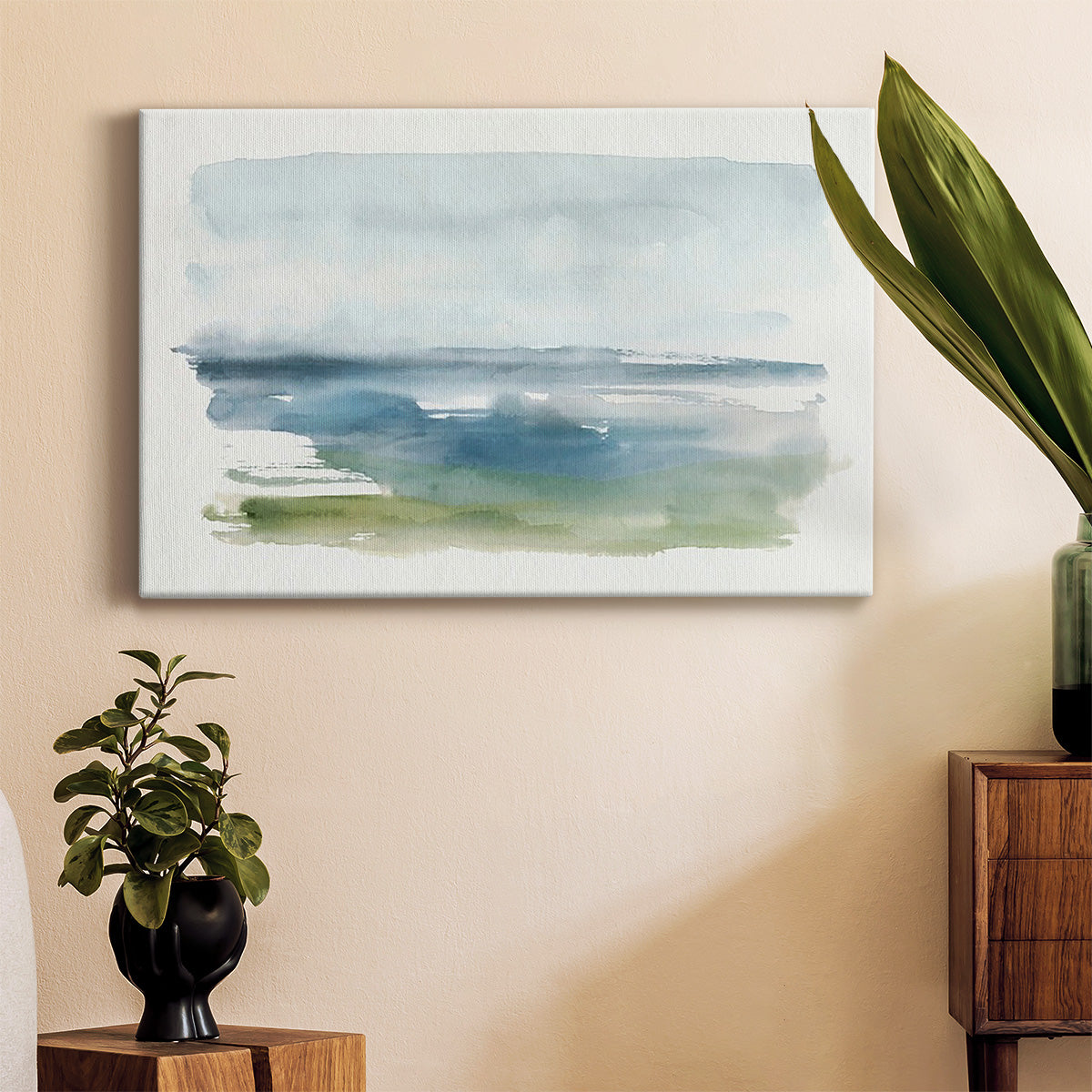 Coastline Splash IV Premium Gallery Wrapped Canvas - Ready to Hang