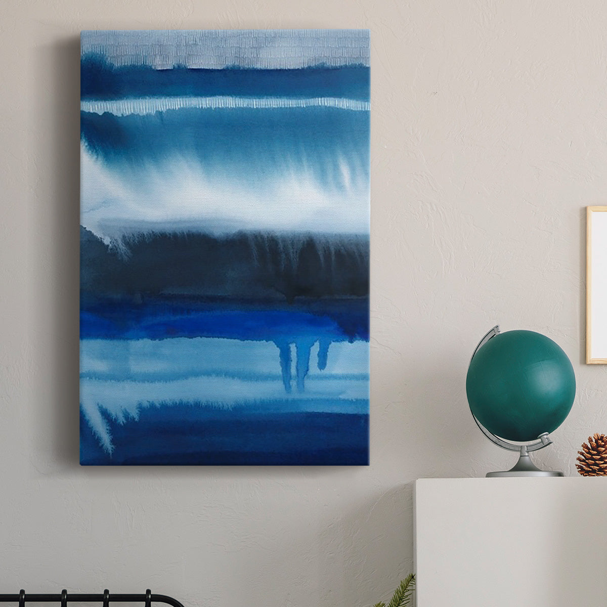 Deep Blue Shore II Premium Gallery Wrapped Canvas - Ready to Hang