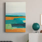 Aqua and Orange I Premium Gallery Wrapped Canvas - Ready to Hang