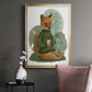 Latte Fox in Sweater - Modern Framed Canvas Print