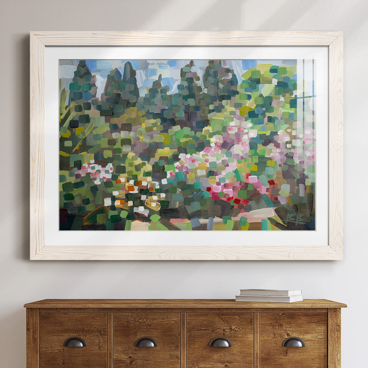 Arboretum in Spring-Premium Framed Print - Ready to Hang