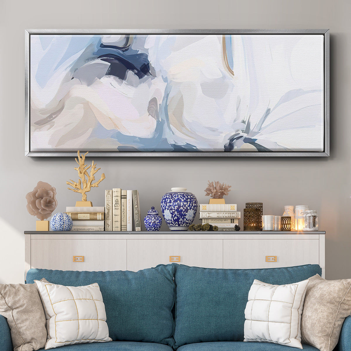 Fresh Air I - Floater Framed Canvas Print