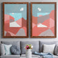 Desert Dreamscape I - Premium Framed Canvas 2 Piece Set - Ready to Hang