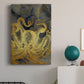 Octopus Ink Gold & Blue II Premium Gallery Wrapped Canvas - Ready to Hang