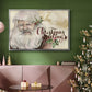 Christmas Greetings Collection A - Floater Framed Canvas Print
