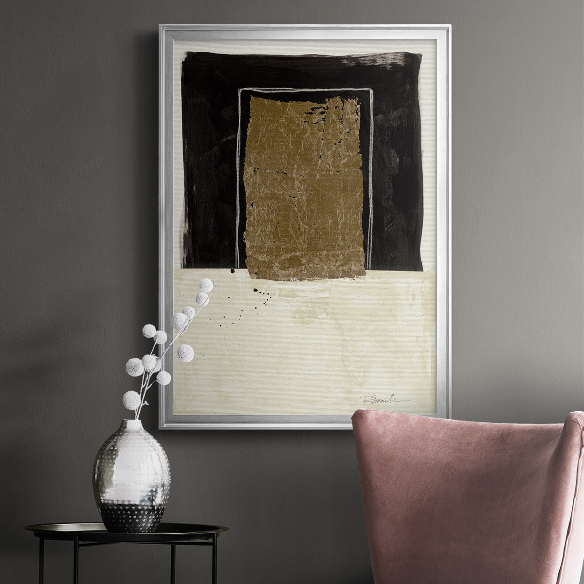 Standing Strong I - Modern Framed Canvas Print