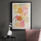 Warm Petals II - Modern Framed Canvas Print