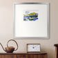 Silent Mountain VI Premium Framed Print Double Matboard