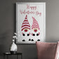 Valentines Gnomes - Modern Framed Canvas Print