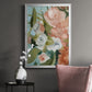 Bouquet Scatter II - Modern Framed Canvas Print