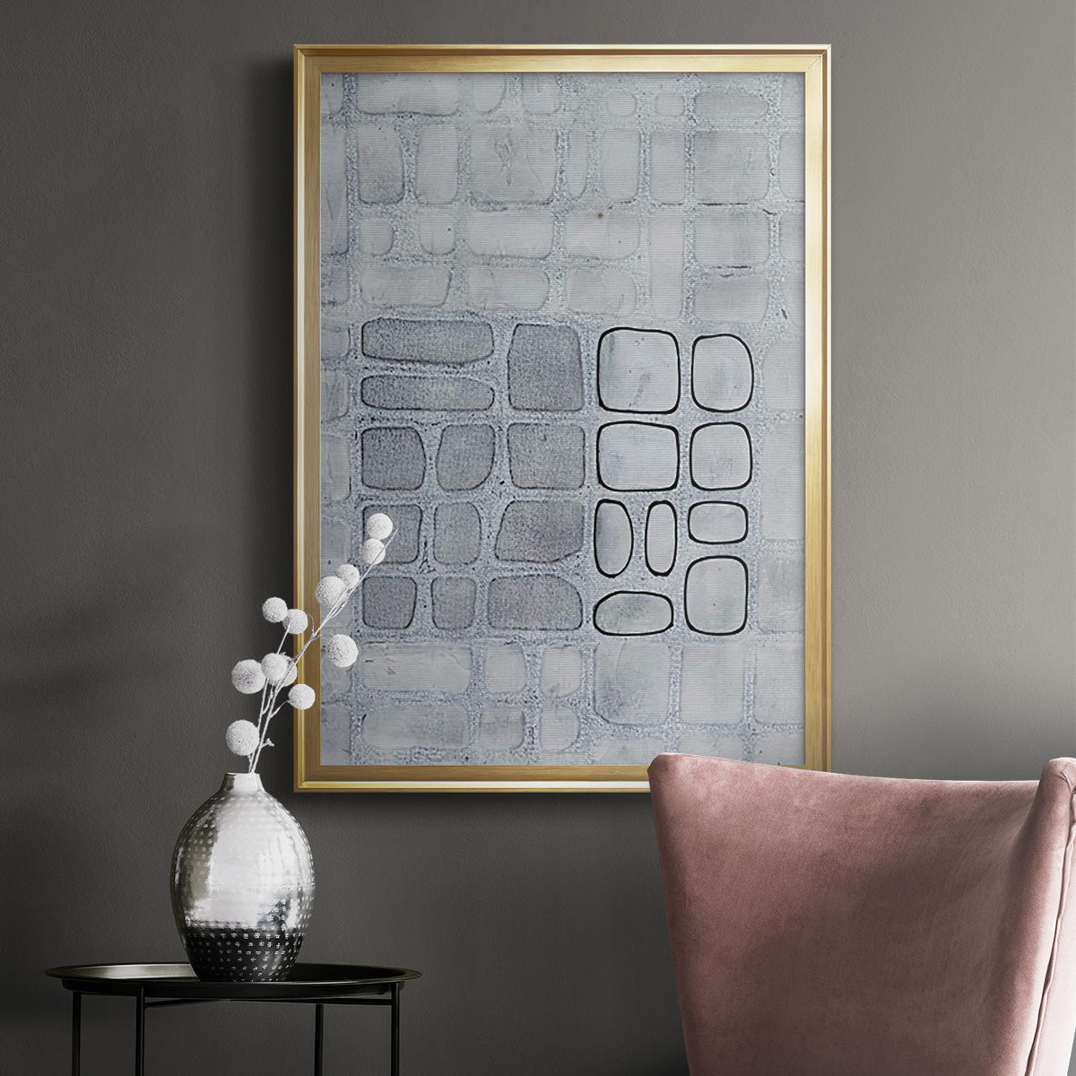 Lumen Colour II - Modern Framed Canvas Print