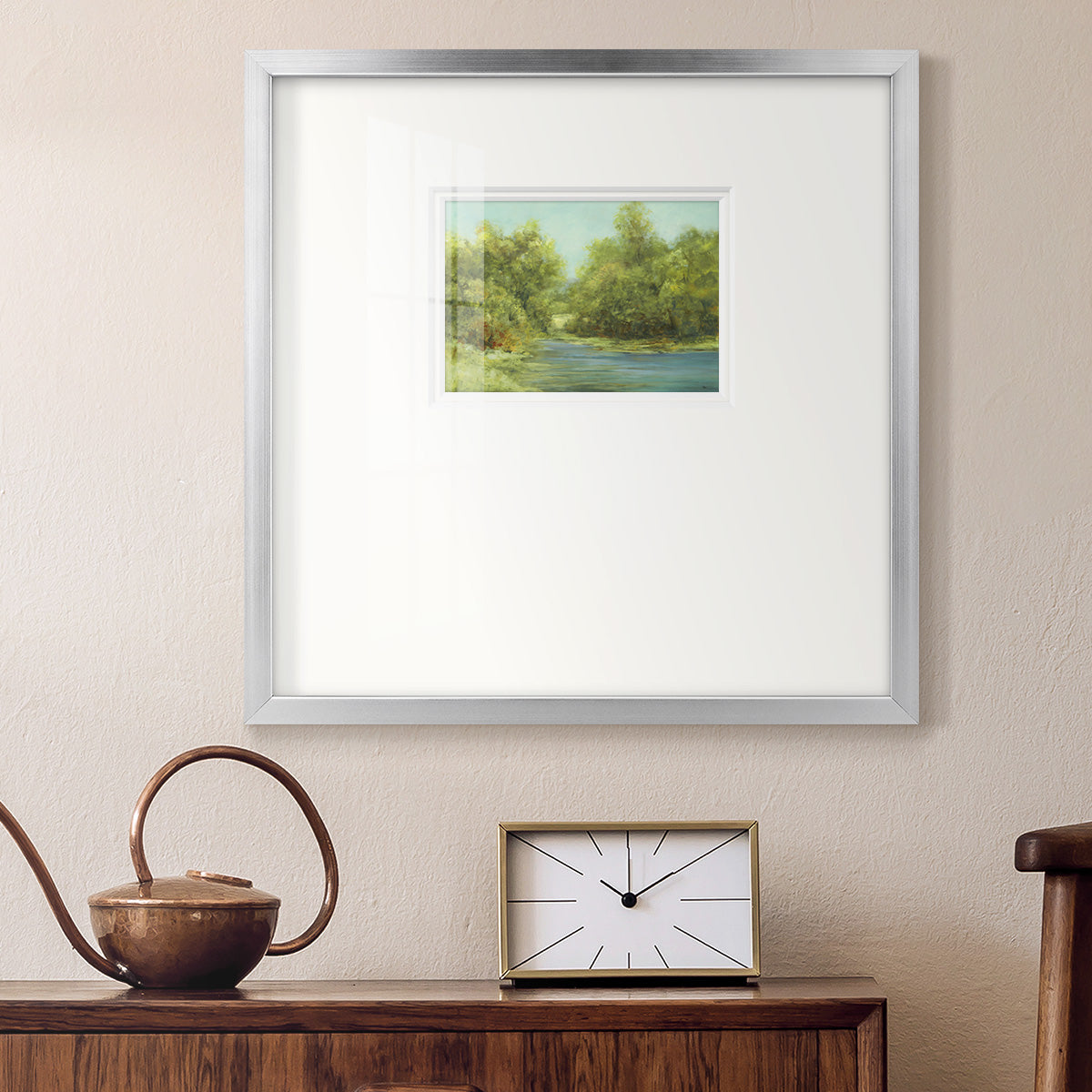 Country Views III- Premium Framed Print Double Matboard