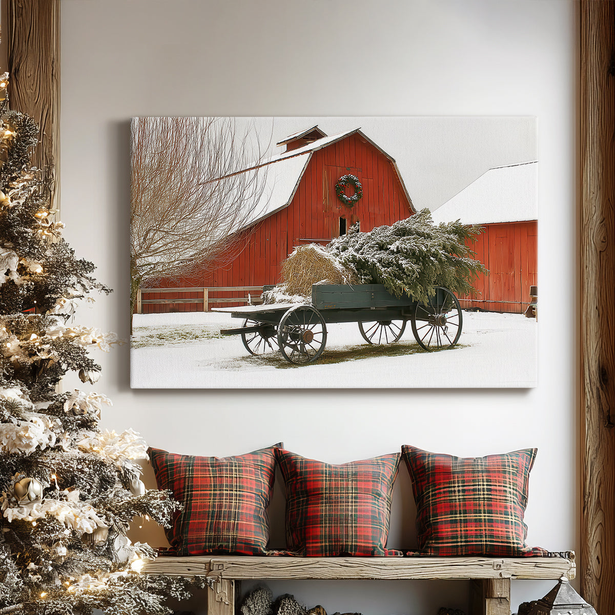 Golden Whisper of Midwinter - Canvas Art Print