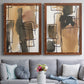 Retro Vibe III - Premium Framed Canvas 2 Piece Set - Ready to Hang