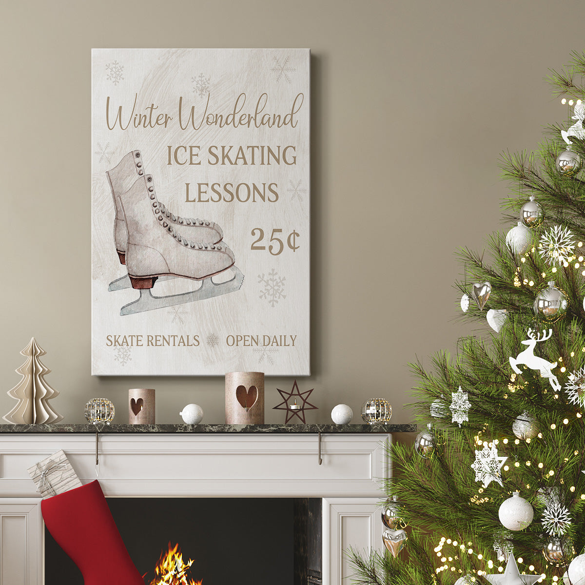 Skate Lessons - Gallery Wrapped Canvas