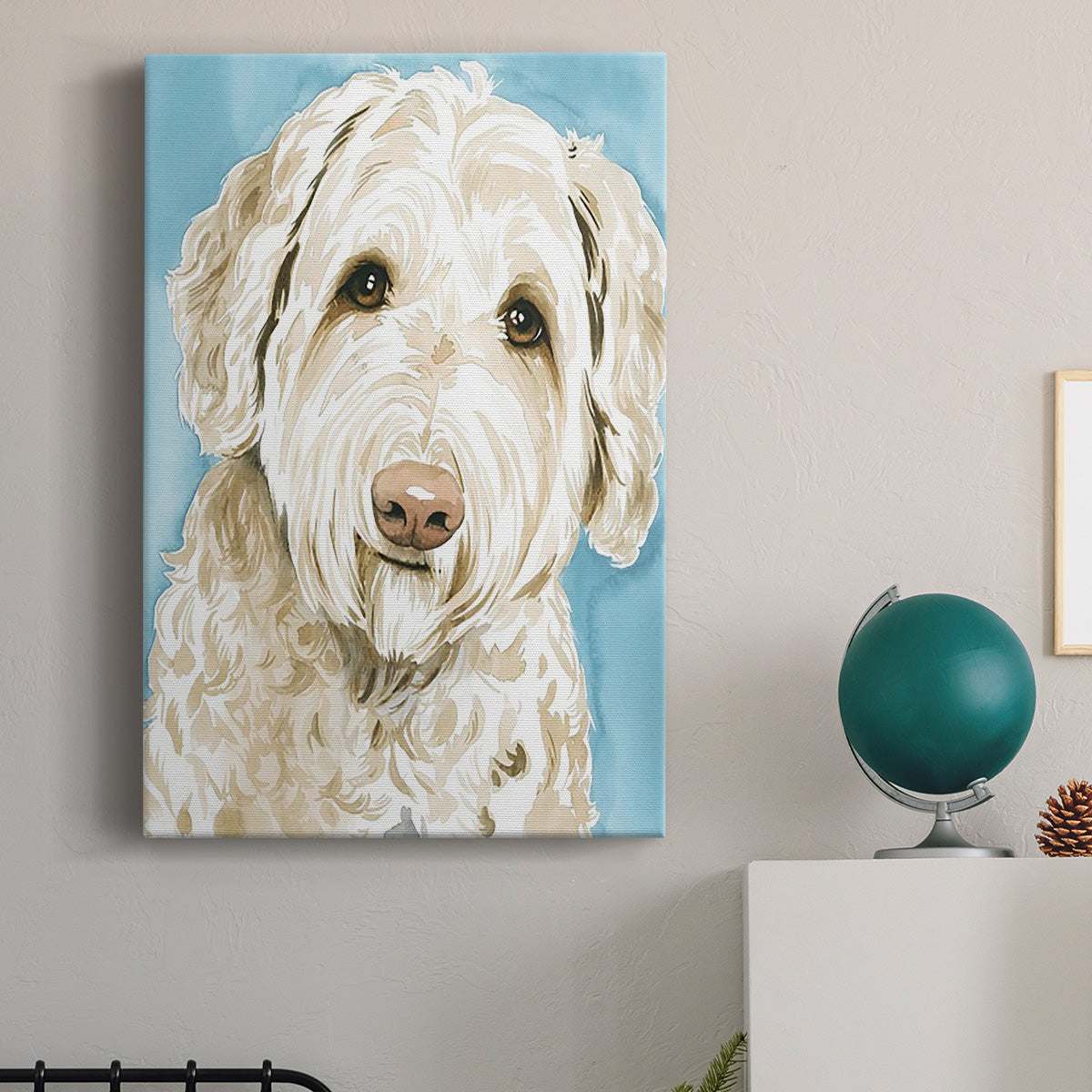 Labradoodle I - Canvas Art Print