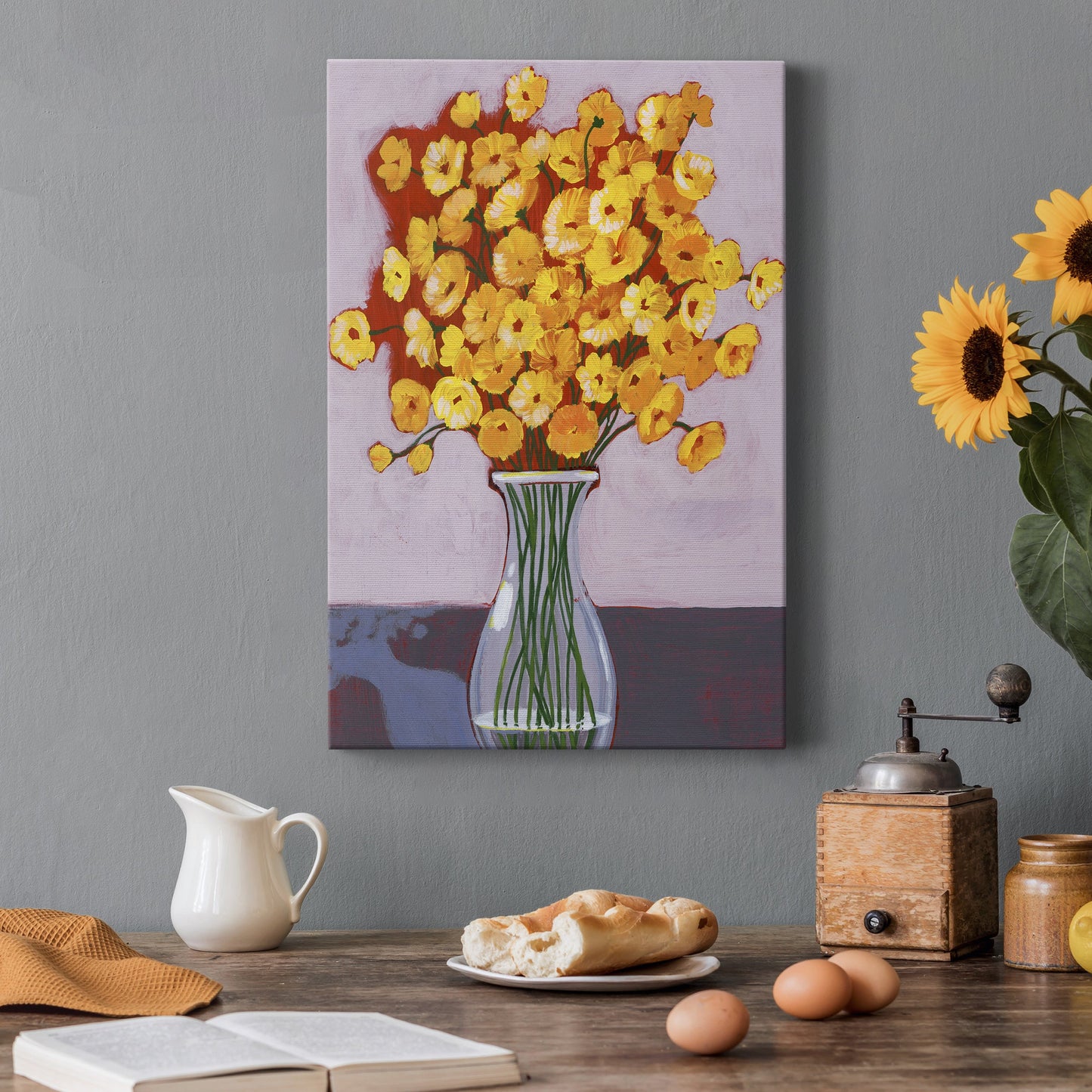 Daisy Bouquet I - Canvas Art Print