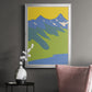 Bright Glacial Lake II - Modern Framed Canvas Print