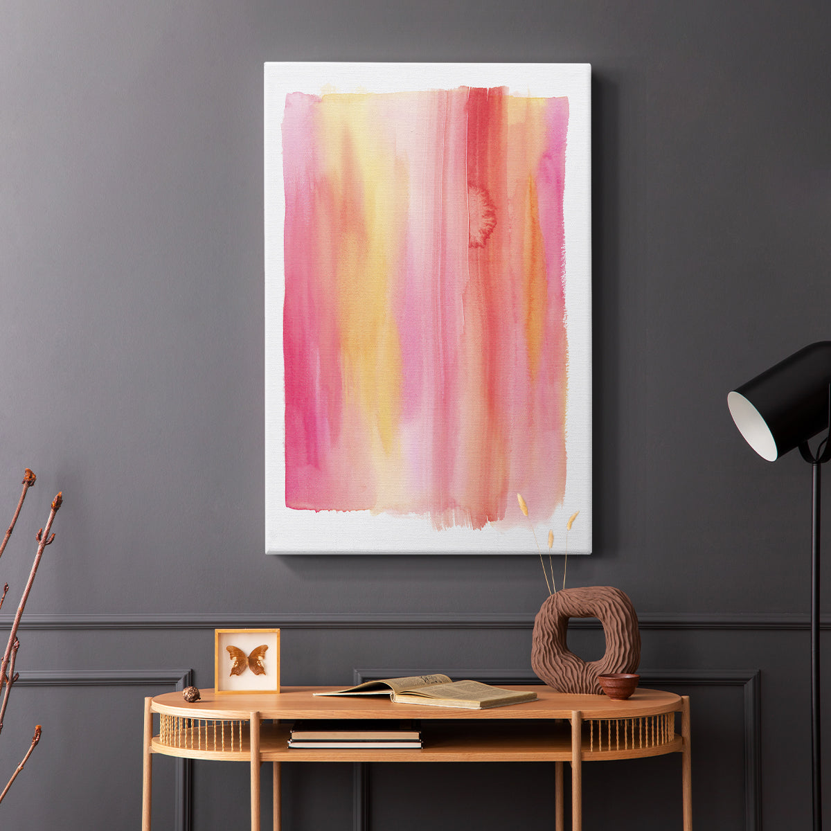 Summer Sherbet Wash I - Canvas Art Print