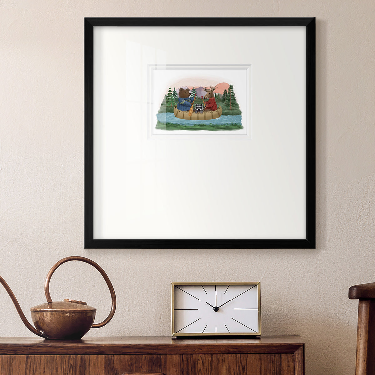 River Trip Premium Framed Print Double Matboard