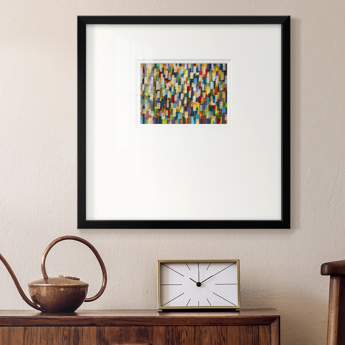 Confetti II Premium Framed Print Double Matboard