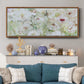 Jardin Blanc - Floater Framed Canvas Print