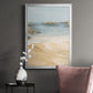 Tranquil Beach I - Modern Framed Canvas Print