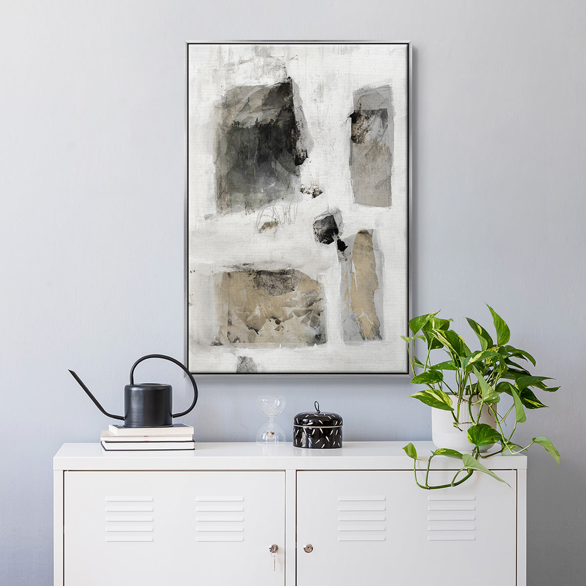 A Simple Love I V30 - Floater Framed Canvas Print