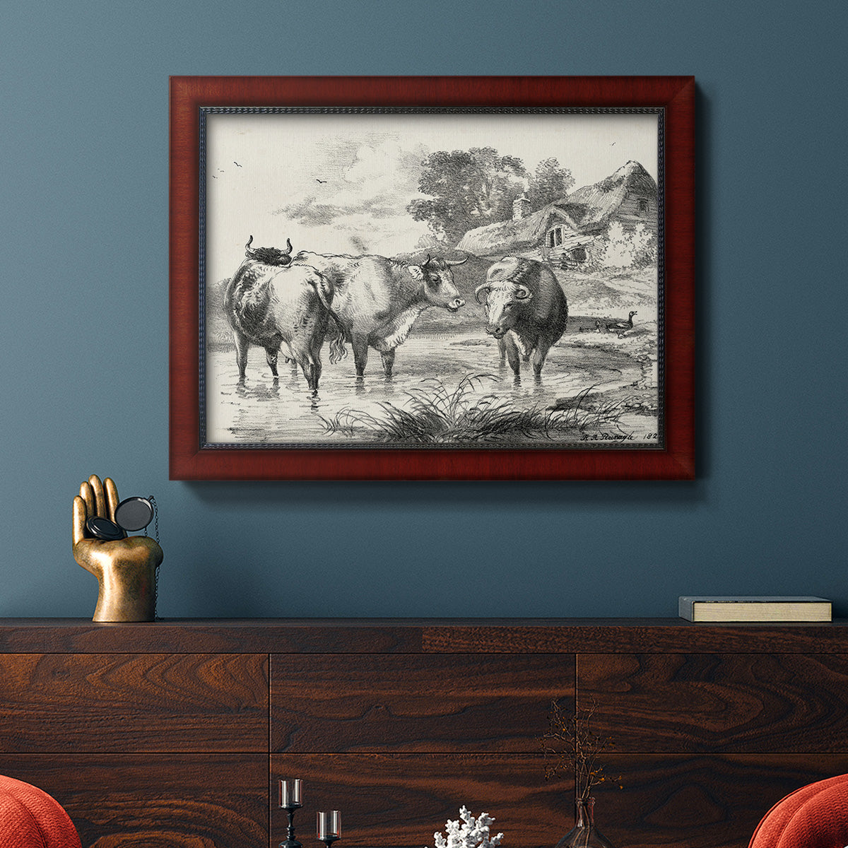 Rural Charms I Premium Framed Canvas- Ready to Hang