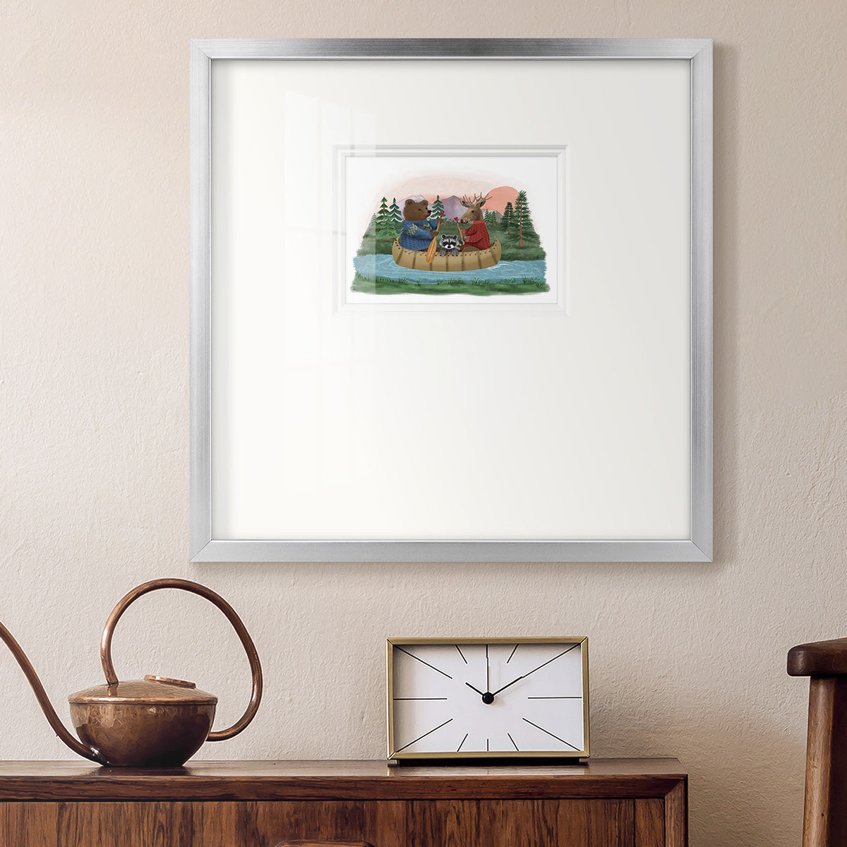 River Trip Premium Framed Print Double Matboard