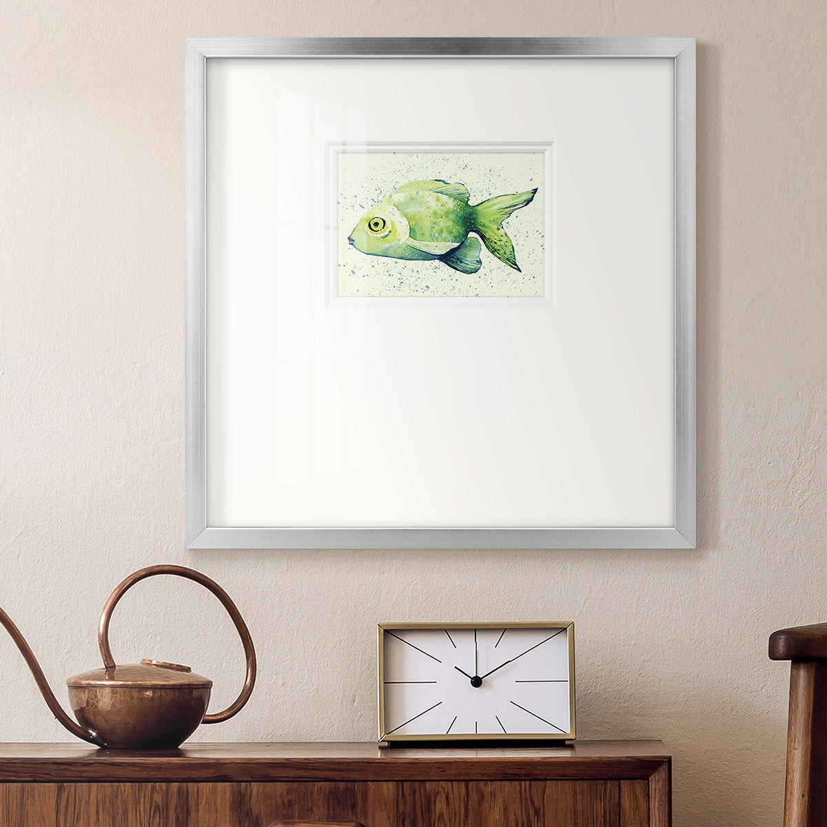 Speckled Freshwater Fish I Premium Framed Print Double Matboard