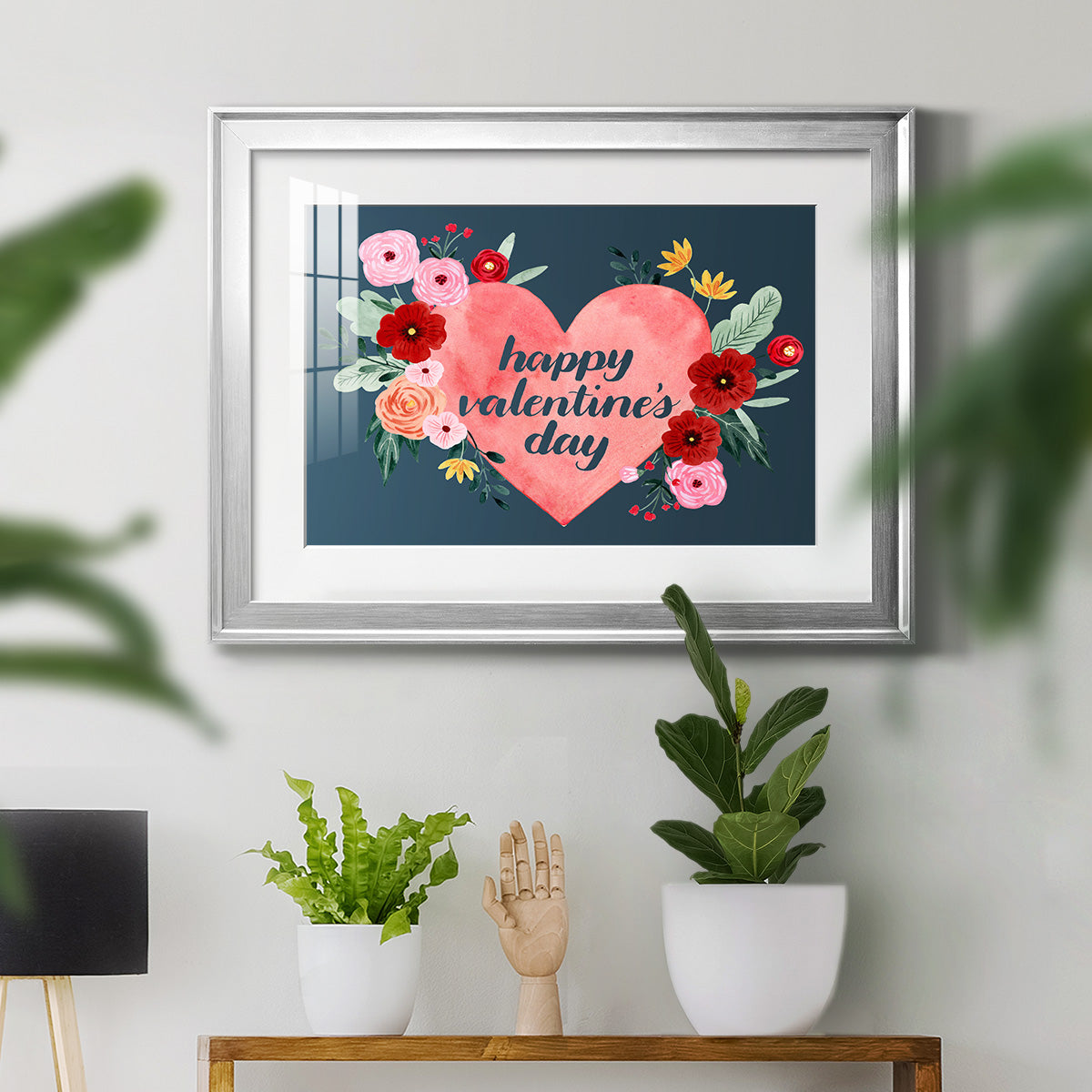 Sweet Hearts Collection A Premium Framed Print - Ready to Hang