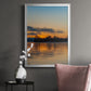 Molten Gold - Modern Framed Canvas Print