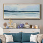 Cream Coastline I - Floater Framed Canvas Print