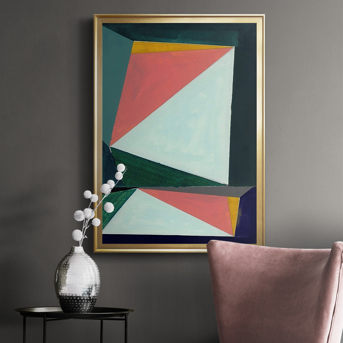 Chop I - Modern Framed Canvas Print