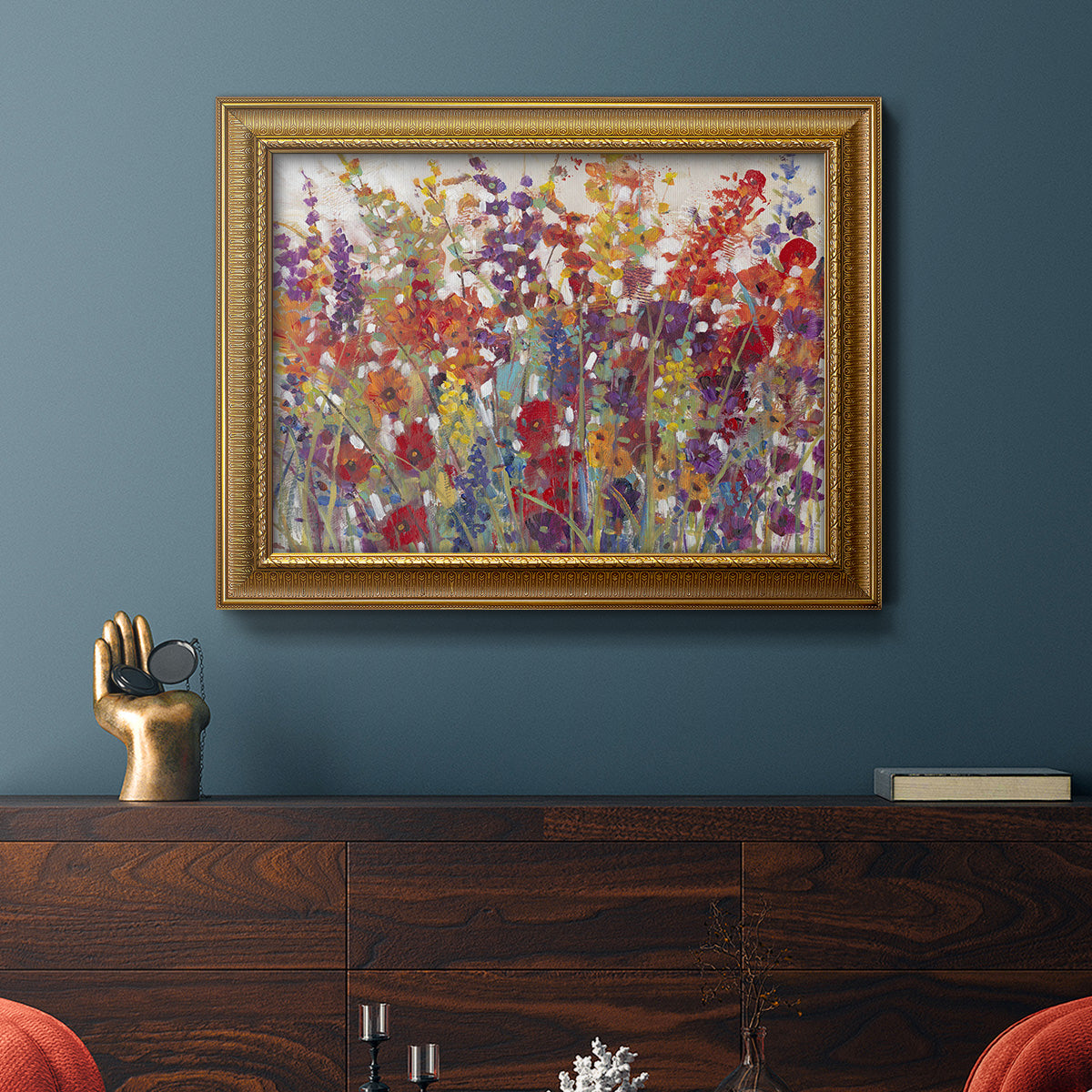 Variety of Flowers II Premium Framed Canvas- Ready to Hang