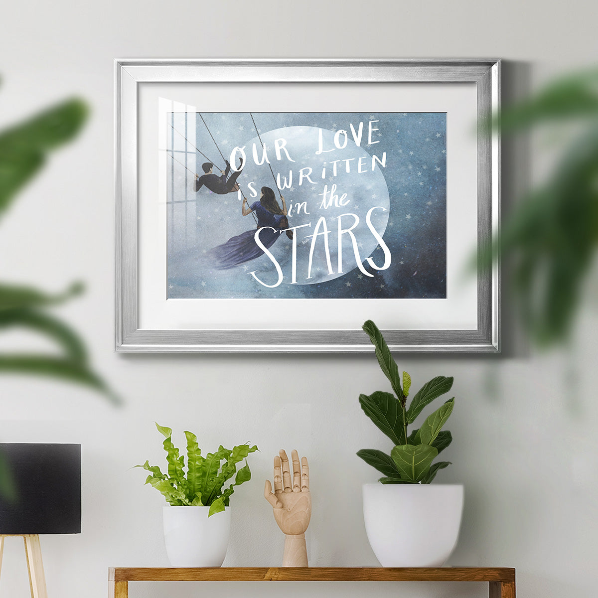 Celestial Love Collection A Premium Framed Print - Ready to Hang