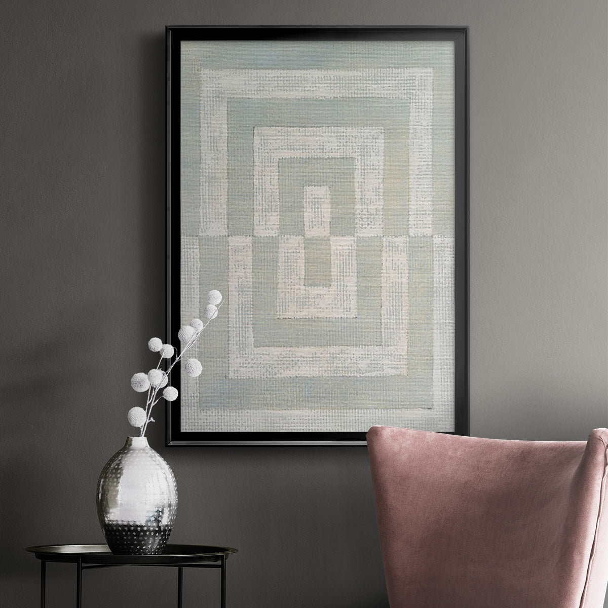 Inner Hall II - Modern Framed Canvas Print