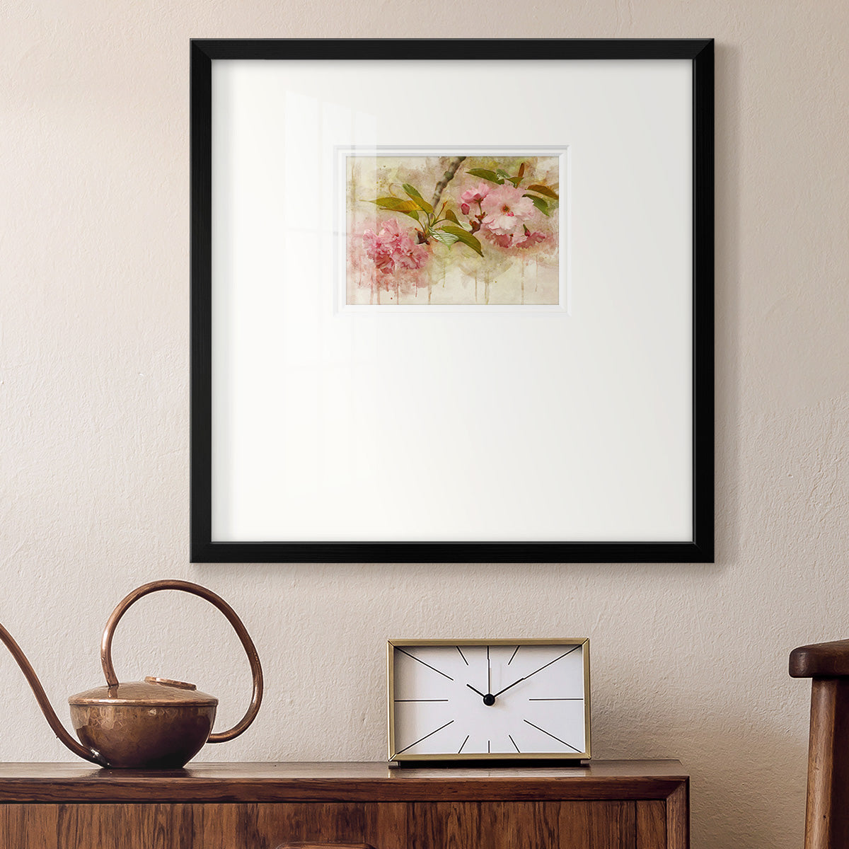 Blossom Elegance II Premium Framed Print Double Matboard