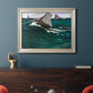 The Green Wave - Ornate Framed Canvas Print