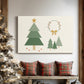 Silver Snow at Night - Canvas Art Print