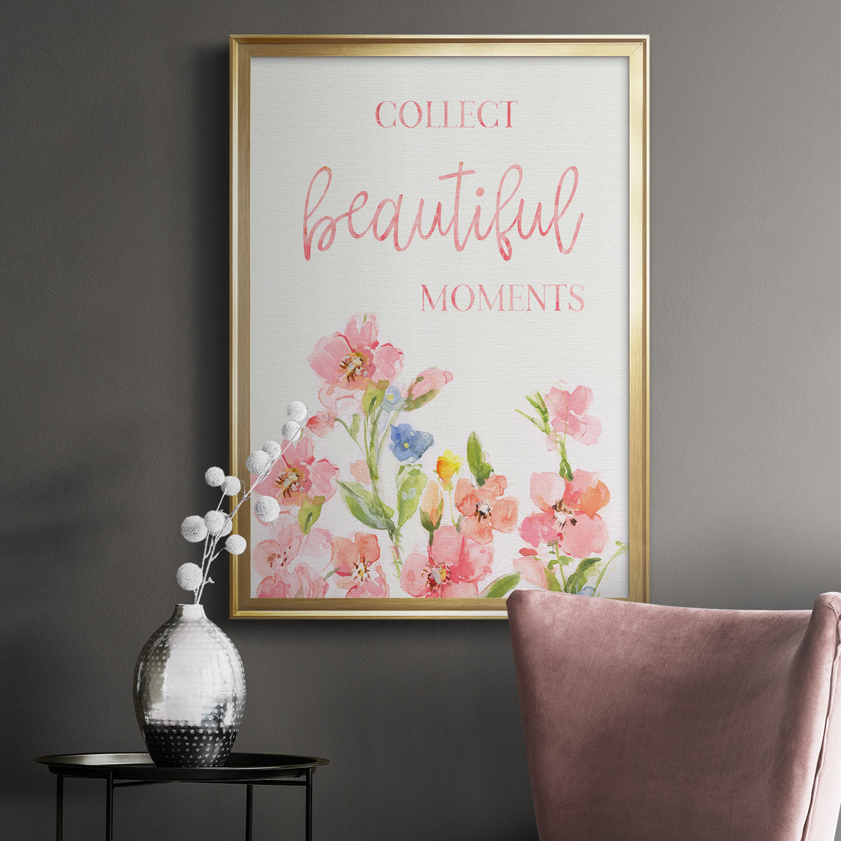 Beautiful Moments - Modern Framed Canvas Print